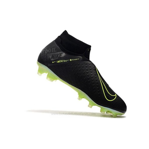 Nike Phantom VSN Elite DF FG Negro Volt